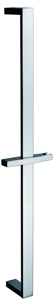 chroom messing glijstang+glijstuk vierkant 700mm, Doe-het-zelf en Verbouw, Verzenden, Nieuw