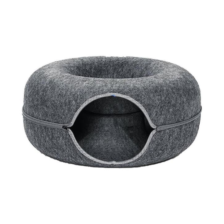 Donutmand voor Katten en Honden - Grijs - Diameter 61 cm -, Dieren en Toebehoren, Honden-accessoires, Nieuw, Verzenden