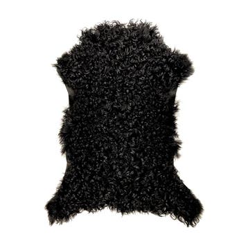 vacht lam spaans curly zwart 60-70cm, Verzenden, Nieuw