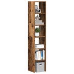 vidaXL Boekenkasten 2 st stapelbaar 30x30x80 cm bewerkt hout, Verzenden, Nieuw