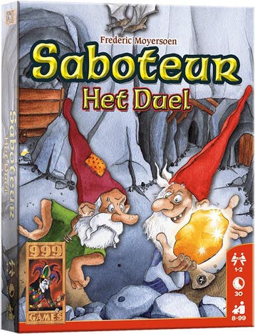 Saboteur: Het Duel | 999 Games - Kaartspellen, Hobby en Vrije tijd, Gezelschapsspellen | Kaartspellen, Verzenden, Nieuw