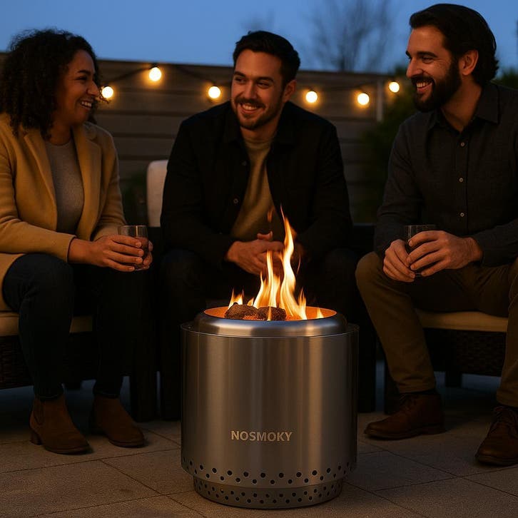 Rookvrije vuurkorf NoSmoky maat M - Nu lentedeal tot -25,-, Tuin en Terras, Vuurkorven, Vuurkorf, Nieuw, Verzenden