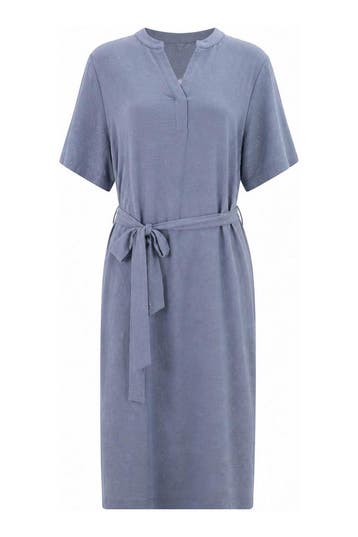 Only Carmkoma Jurk in maat 46 Blauw, Kleding | Dames, Only Carmkoma, Verzenden, Zo goed als nieuw, Blauw