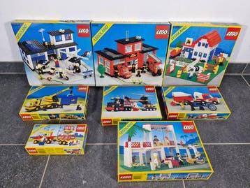 Lego Set - Legoland - Set van 8 vintage sets – 1980s – met, Kinderen en Baby's, Nieuw