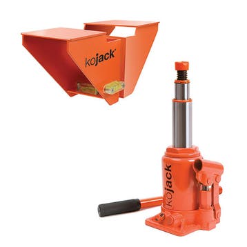 KoJack hydraulische carakrik met waterpas, Caravans en Kamperen, Verzenden, Nieuw