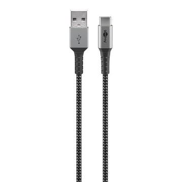 USB A naar USB C kabel | Goobay | 0.5 meter | USB 2.0, Verzenden, Nieuw