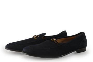 Manfield Loafers in maat 44 Blauw, Loafers, Manfield, Zo goed als nieuw, Verzenden