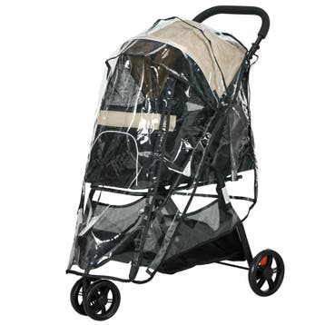 TRUUSK 2-in-1 Hondenwagen en Kattenbuggy - Inklapbaar met Re, Verzenden, Nieuw