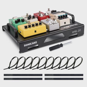 SONICAKE QPB-20 Compact Gitaar Pedalboard met Tas, Kabelbind, Muziek en Instrumenten, Verzenden, Nieuw