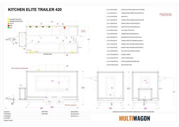Mobiele keuken Elite 420 | RVS foodtrailer | Op voorraad, Ophalen