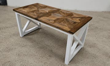 Landelijke eettafel in RM Chassigny kasteelvloer stijl SALE!, Huis en Inrichting, Nieuw, Landelijk Riviera Maison, 150 tot 200 cm