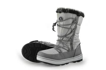 Kamik Snowboots in maat 37 Grijs, Kleding | Dames, Schoenen, Verzenden, Snowboots, Zo goed als nieuw, Grijs