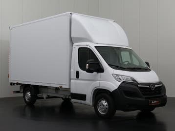 Opel Movano 2.3CDTi 140PK Bakwagen+Laadlift+Trekhaak, Stof, Gebruikt, Euro 6, Wit