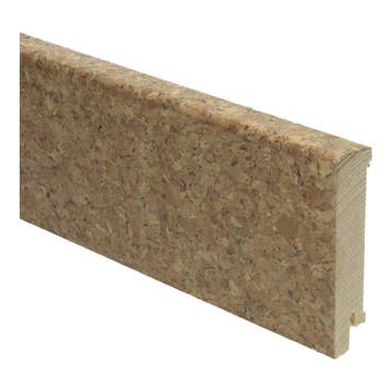 Moderne Kurkplint 60×16 mm – Gelakt Edelfineer – 2,4 m, Ophalen of Verzenden, Nieuw
