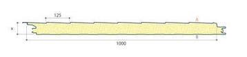 Geïsoleerde leien - Leienplaat - sandwichpaneel - gevelplaat, Verzenden, Nieuw, Overige materialen, 50 tot 100 mm