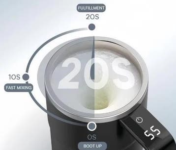 Elektrische Zelfroerende Koffiemok 380 ml USB Oplaadbaar, Verzenden, Nieuw