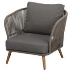 Volterra lounge balkonset 3-delig licht bruin wicker, Tuin en Terras, Ophalen of Verzenden, Nieuw, Wicker