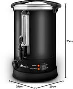 Weckketel - Inmaakketel - Gluhweinketel - 10L - Zwart - TRES, Huis en Inrichting, Keuken | Potten en Pannen, Verzenden, Zo goed als nieuw