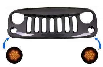 Grill JEEP Wrangler / Rubicon JK (2007-2017) Angry Bird, Ophalen of Verzenden, Nieuw