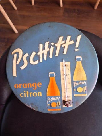 Thermometer - IJzer - Authentiek 1950-1960 fra