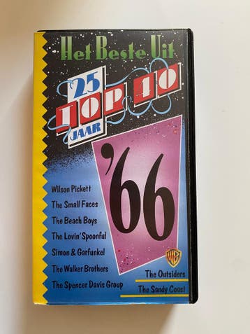 HET BESTE UIT 25 JAAR TOP 40 66 (VHS), Cd's en Dvd's, Verzenden, Gebruikt