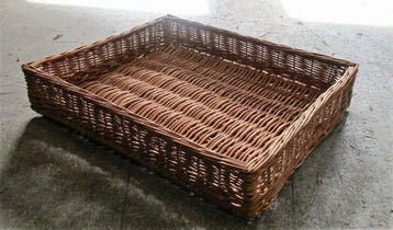 Broodmand, B40 x D40 x H20cm, rieten broodmand