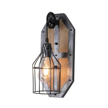 Vintage Industriële Wandlamp Steampunk E27, Verzenden, Nieuw