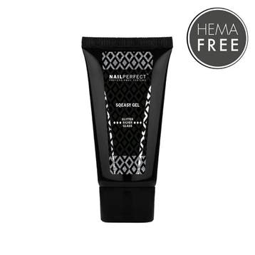 Nail Perfect  Sqeasy Gel Silver Glass   60 gr, Verzenden, Nieuw