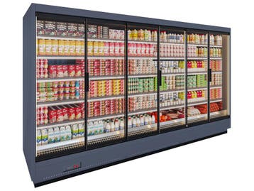 Apella HD wandkoeling met trekdeuren B375xD86xH200cm -, Nieuw in verpakking