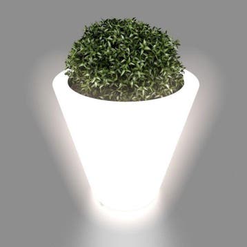 Bloempot Verlicht | UV-Bestendig | Op=Op!, Tuin en Terras, Kunststof, Minder dan 60 cm, Vierkant, Nieuw