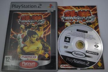 Tekken 5 - Platinum (PS2 PAL), 1 speler, Verzenden, Zo goed als nieuw