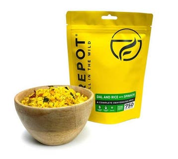 Dal en Rijst met Spinazie - XL 750 kcal - Firepot