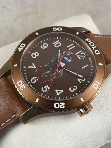Ralph Lauren - The Polo Watch Automatic Bronze -, Sieraden, Tassen en Uiterlijk, Horloges | Heren, Nieuw