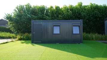 Bouwkeet met toilet direct leverbaar? Neem contact op, Zakelijke goederen, Machines en Bouw | Keten en Containers, Ophalen
