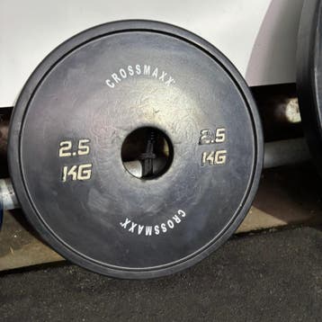 Lifemaxx - Crossmaxx - Halterschijven - Bumper Plates - 1,5, Ophalen of Verzenden, Nieuw, Overige typen
