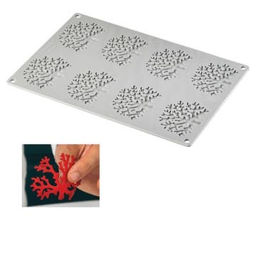 Pavoni Siliconen Vorm Coral (8) Ø75x59mm 30x20cm, Verzenden, Nieuw