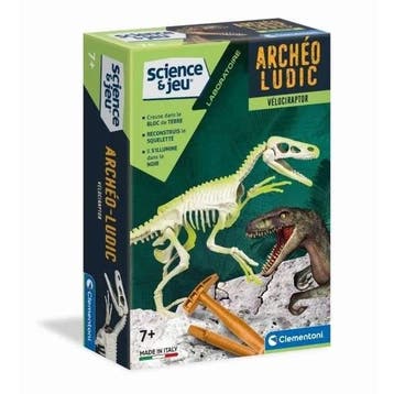 CLEMENTONI Wetenschap & Spel - Archéo Ludic Vélociraptor.., Verzenden, Nieuw