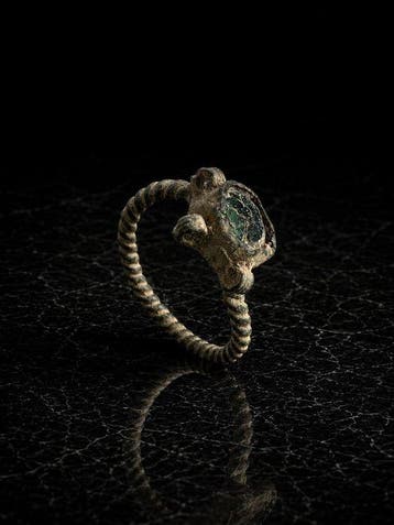 Laat-Romeins / Vroeg-Byzantijns Brons Ring - 4e tot 6e eeuw