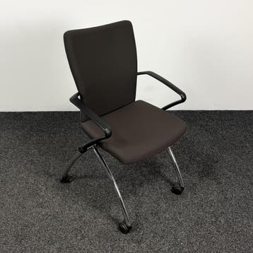 Comforto X99 Inklapbare Vergaderstoel - Antraciet, Ophalen of Verzenden, Gebruikt