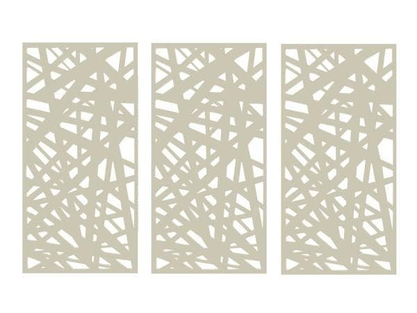 Veiling - 3x Composiet terrasscherm Kerplunk 180x90cm, Tuin en Terras, Tuinschermen, Nieuw