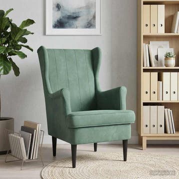 vidaXL Fauteuil Zeegroen Fluweel, Verzenden, Nieuw