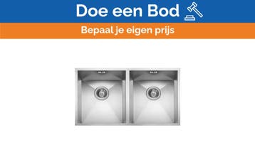 Bieden: Foster Quadra double stainless steel, Ophalen of Verzenden, Nieuw