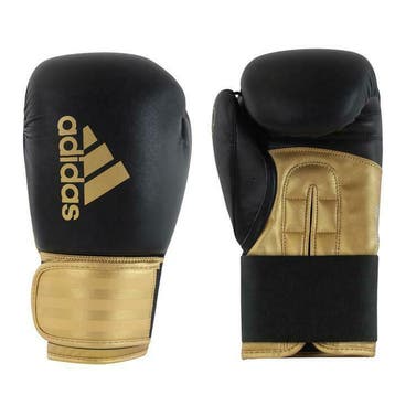Adidas Hybrid 100 (Kick)bokshandschoenen - Zwart/Goud, Ophalen of Verzenden, Nieuw