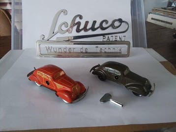 Schuco - Modelauto (2) - Schuco blikopwindauto. - 2x