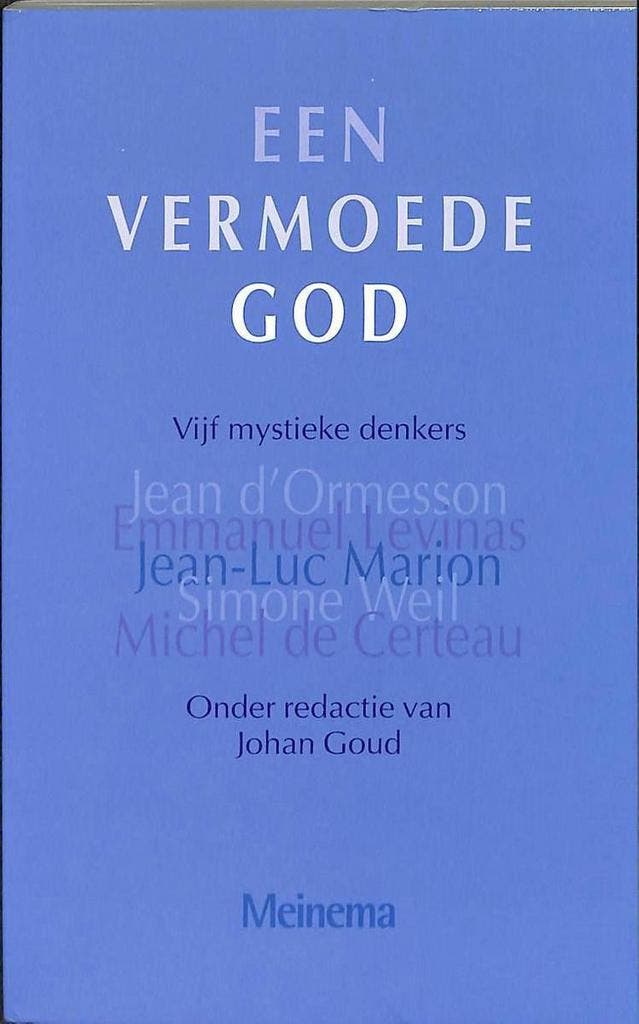 Een vermoede God / Uytenbogaertpublicatie / 1 9789021137865, Boeken, Filosofie, Zo goed als nieuw, Verzenden