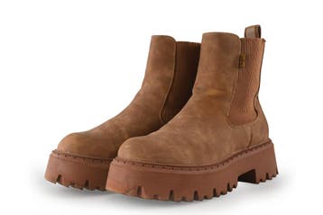 Buffalo Snowboots in maat 40 Cognac, Kleding | Dames, Schoenen, Overige kleuren, Verzenden, Snowboots, Zo goed als nieuw