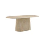 Jamaica eettafel, sintered stone, travertin beige, Nieuw, Overige materialen