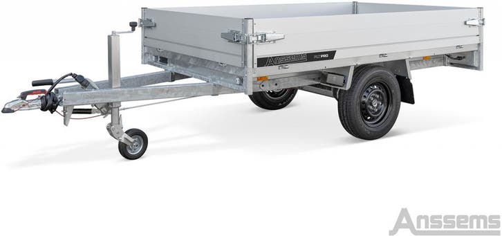 Anssems PLT-1 1350kg 251x150 Pro, Auto diversen, Aanhangers en Bagagewagens, Ophalen