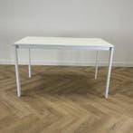 kantinetafel 125x75 cm, wit, Ophalen of Verzenden, Gebruikt, Bureau