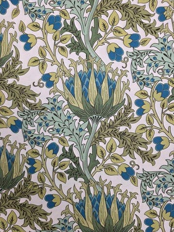 Stof William Morris Artichoke Arts and Crafts-editie - 300
